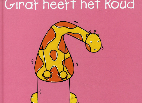 Giraf heeft het koud